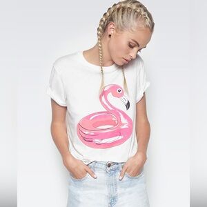 Lauren Moshi Croft Flamingo Floatie TShirt